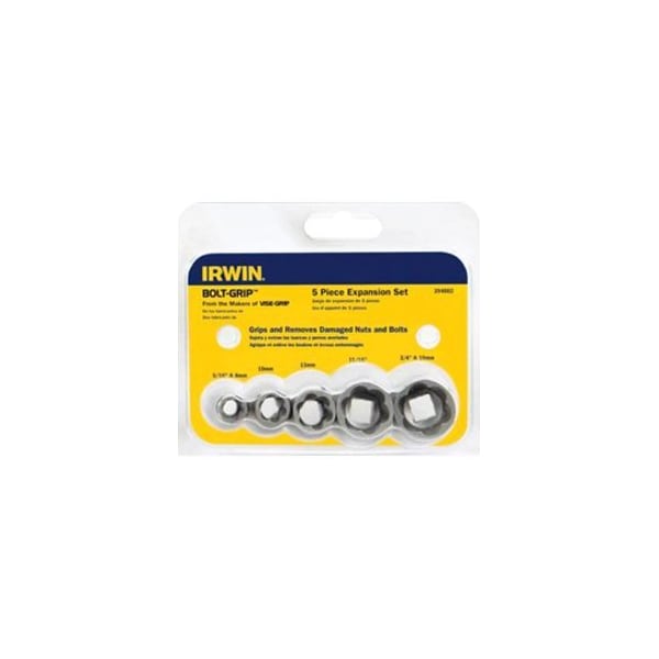 Hanson 5 Piece BOLT-GRIP Bolt Extractor Expansion Set 394002 - main