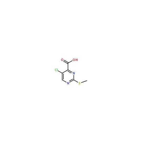Ak Scientific 5-Chloro-2-(methylthio)pyrimidine-4-carboxylic acid (5g), CAS 61727-33-1 U907-5g - main