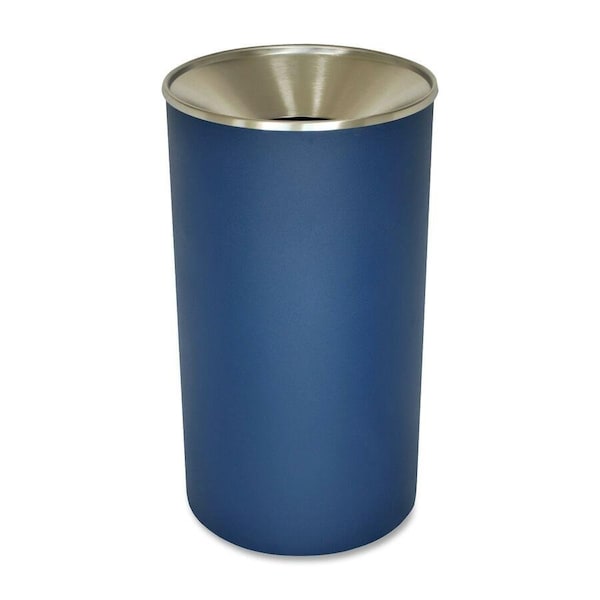Ex-Cell Kaiser 33-Gal. Powder Coated Receptacle - Steel, Indigo WR-33F INGX - main