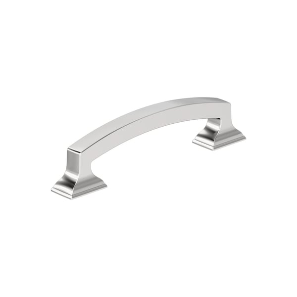 Amerock Incisive 3-3/4 inch (96mm) Center-to-Center Polished Chrome Cabinet Pull, 10PK 10VMP3712126 - main