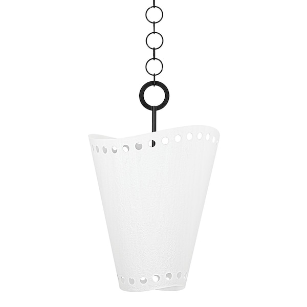 Troy Lighting Visalia 1 Light Pendant 19.25 In. Forged Iron F3519-FOR/GSW - main