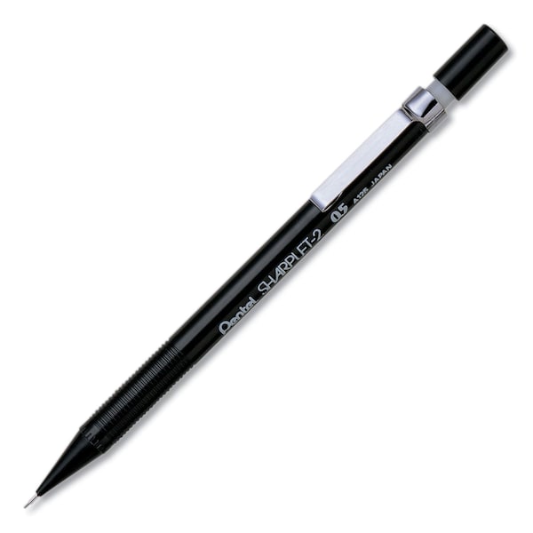 Pentel Pencil, Sharplet-2, 0.5Mm, Bk, PK12 A125A - main