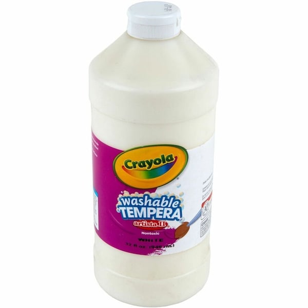 Crayola Washable Tempera Paint, White CYO543132053 - main