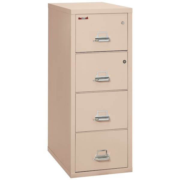 Fireking 4 Drawer, 1 Hr Fire Rated, Vertical, 31" Legal, Safe-In-A-File Champagne 4-2131-CCHSF - main