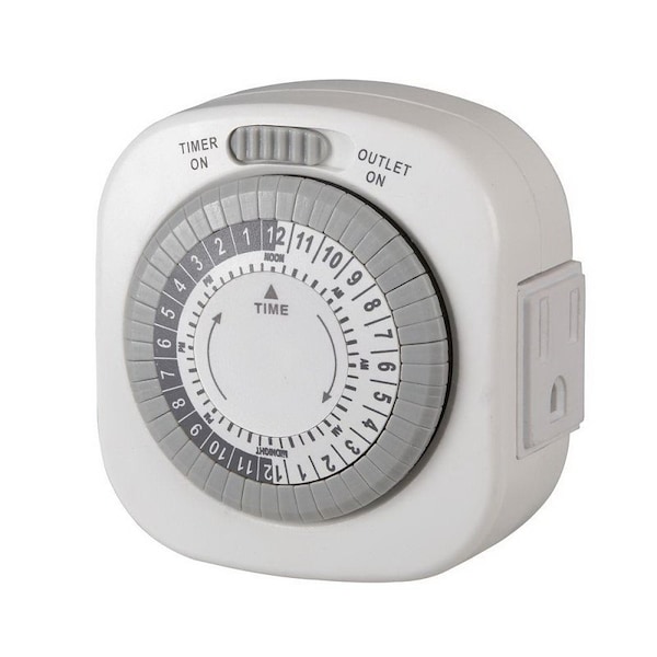 American Tack & Hardware Tm77Dhb-4 Timer Indr W/Grounde TM1677DHB - main