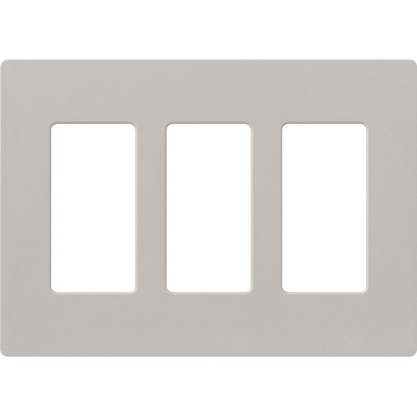 Lutron Designer Wall Plates, Number of Gangs: 3 Satin Finish, Taupe SC-3-TP - main