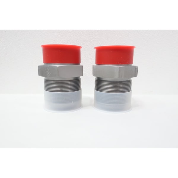 Parker TRIPLE-LOK BULKHEAD-PIPE FITTING 2IN NPT X 2IN NPT, 2PK 32 WFTX-S - main