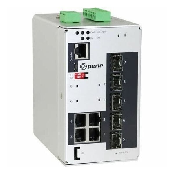 Perle Systems IDS-509-5SFP 4PORT MANAGED SWITCH GE RJ 5PORT SFP CTEMP 07013550 - main