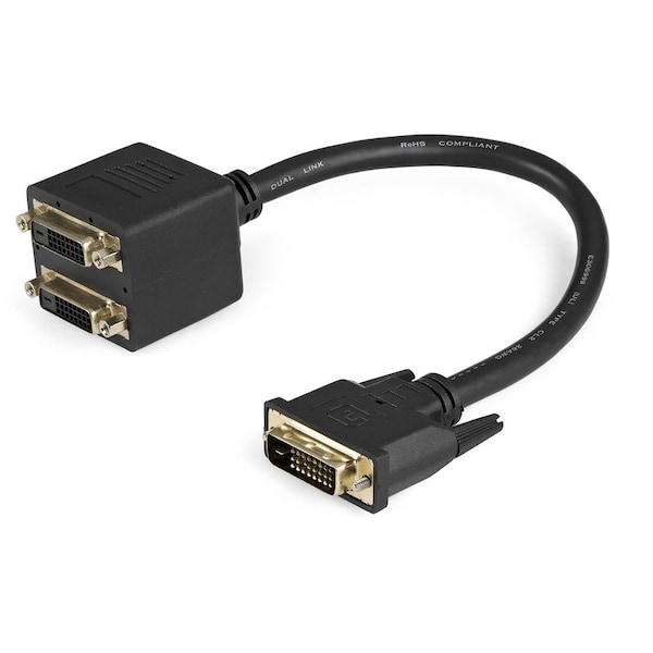 Startech.Com 1ft DVI to 2x DVI Video Splitter Cable DVISPL1DD - main