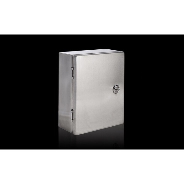 Rittal Jb 8X6X6 Hinge Cover 304 Stain Less Steel, W/ Back Panel Jb080606H4 8018138 - main