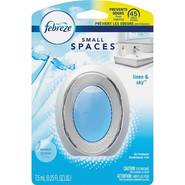 Febreze Small Spaces Linen & Sky Scent Air Freshener 0.25 oz Liquid 93336 - main