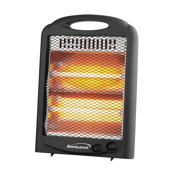 Brentwood Appliances Brentwood 600 Watt Portable Space Heater in Black H-Q600BK - main