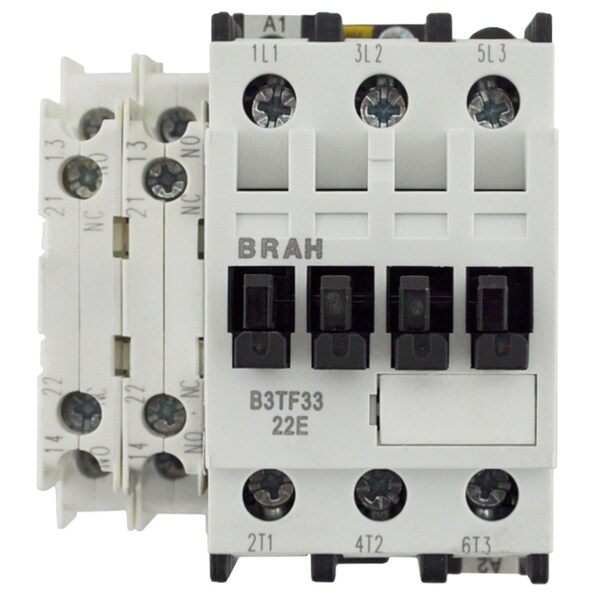Brah Electric , Replacement 22A 600V 3P with 240VAC Coil for World Series Contactor 3TF3311-0AP6 B3TF3311-0AP6 - main