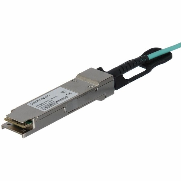 Startech.Com 100% MSA UNCODED ACTIVE OPTICAL CABLE AOC - 15M CABLE, 40 GBPS, ACTIVE OPTICAL QSFP40GAO15M - main