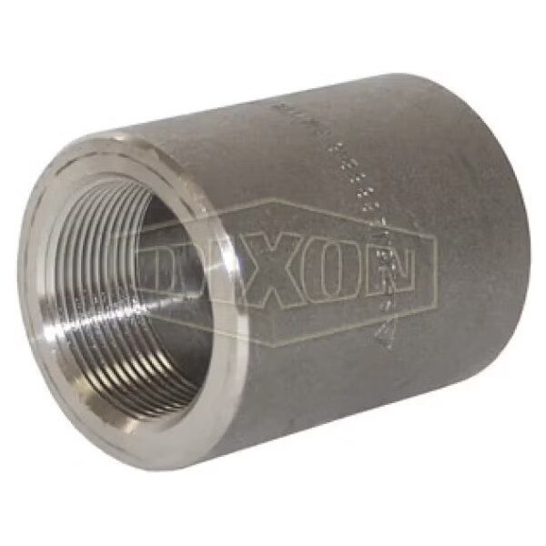 Dixon Threaded Pipe Coupling, 1 in Nominal, FNPT End Style, 3000 lb, Forged Steel, Import RHC100FS - main