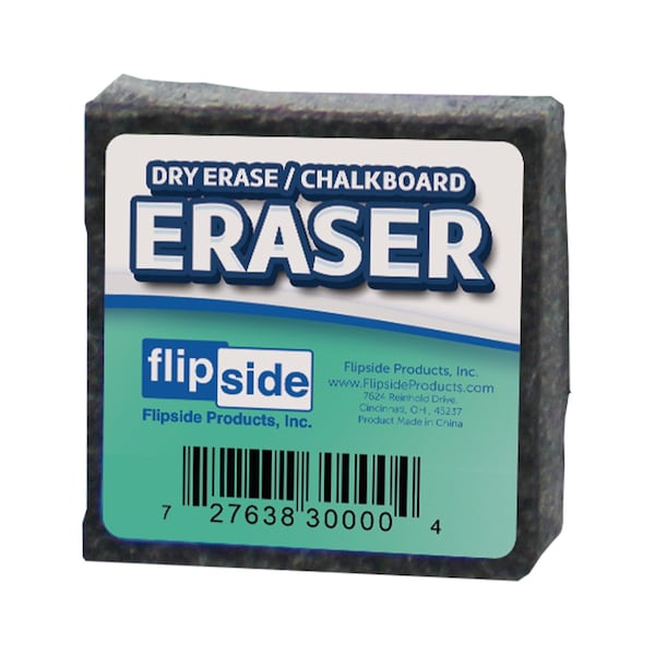 Flipside Dry Erase/Chalkboard Student Eraser Class, 60PK 30609 - main