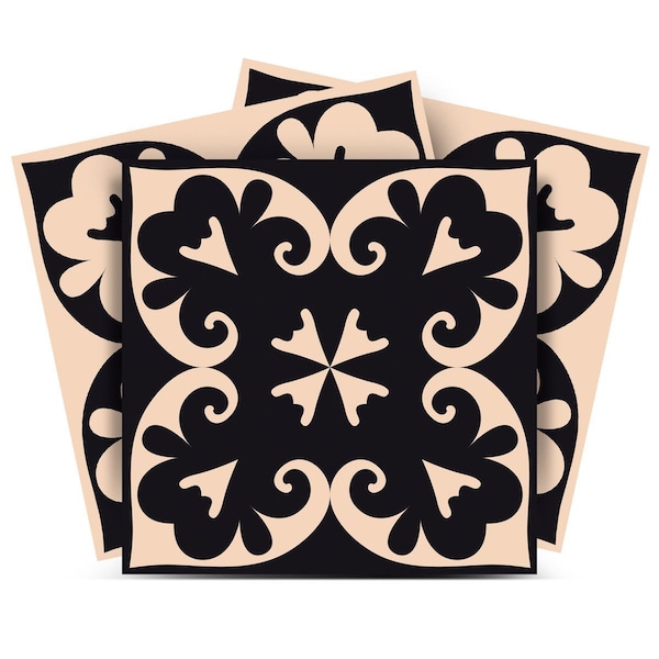 Homeroots 4" X 4" The Sheep Peel And Stick Removable Tiles 390763 - main