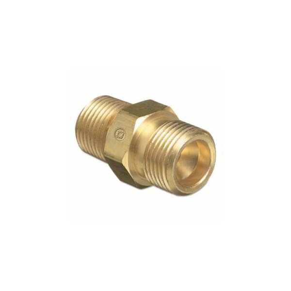 Western Enterprises Male NPT Outlet Adaptor for Manifold Pipelines, Brass, Air, 1/4 in NPT 312-B-1340 - main