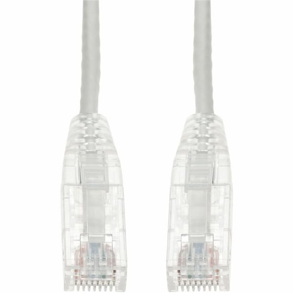 Add-On 10-PACK 10FT WHITE CAT 6 SLIM PVC ETHERNET CABLE SNAGLESS CLEAR-CLAW RJ-45 M/M B ADD-10FSLCAT6-WE-10PK - main
