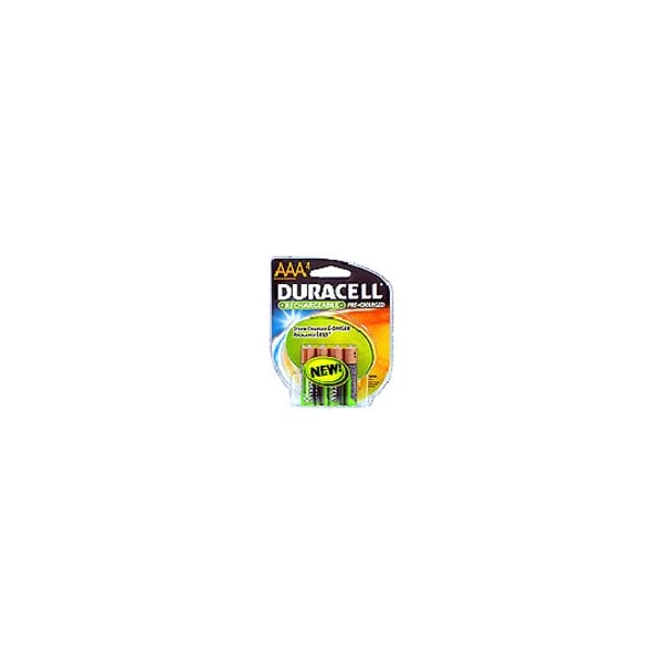 Duracell Duracell General Purpose Battery - AAA - Nickel-Metal Hydride (NiMH), PK4 DX2400R4 - main