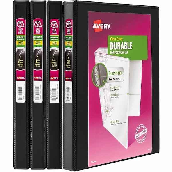 Avery Binders, Durable View 3 Ring, 0.5 In, PK4 05736 - main