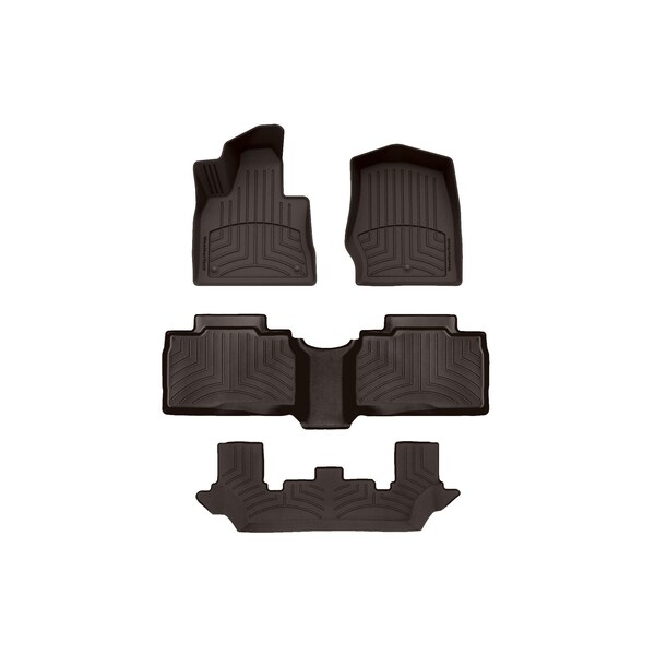 Weathertech Cocoa, Front and Rear and Rear FloorLiner HP 4717161-471575-2-4IM - main