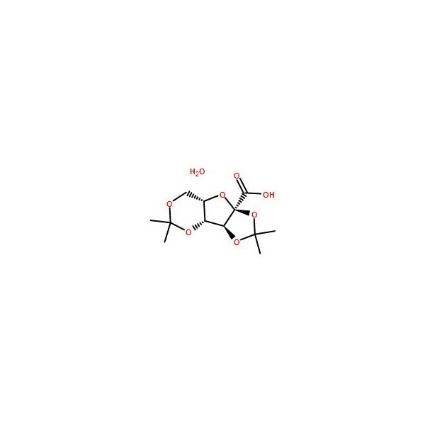 Ak Scientific (-)-2, 3:4, 6-Di-O-isopropylidene-2-keto-L-gulonic acid monohydrate (100g), CAS 68539-16-2 5196AL-100g - main