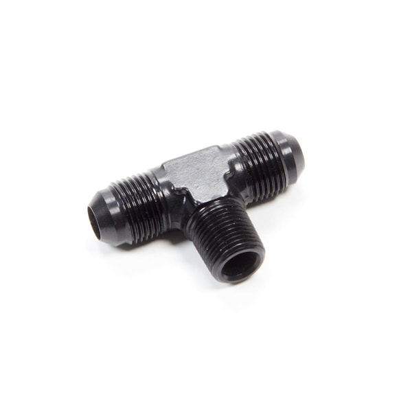 Perfectpitch FCM5123 8 AN Aluminum Male Branch Tee Adapter Fitting, Black PE3610880 - main
