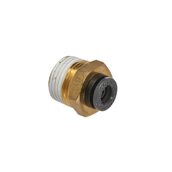 S.U.R. & R. Auto Parts Straight M Conctr 1/4"TubeX3/8"NPT (2) SRRABM240 - main
