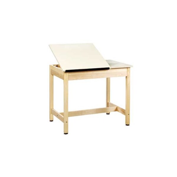 Diversified Spaces Art Table DRFTNG/ART TABLE, 24" D X 30" H, 36" W X Plastic Laminate, Almond DT-9SA30 - main