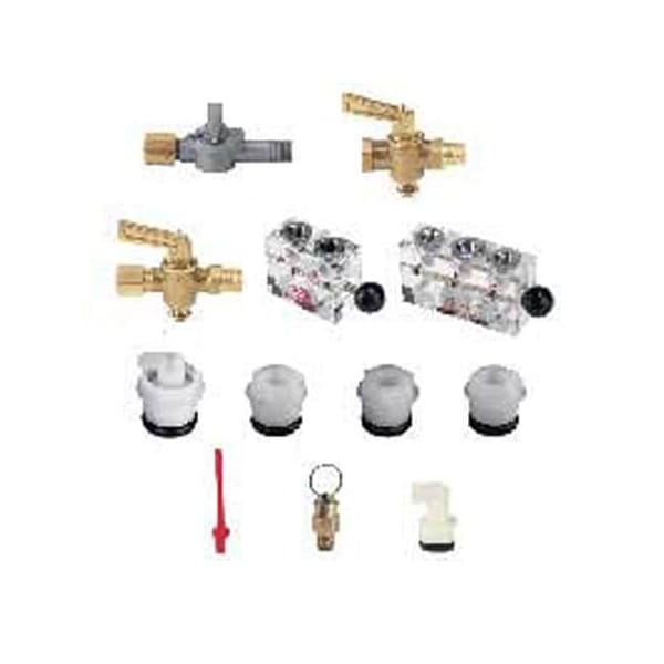 Dwyer Instruments 3-way vent valve, plastic, 1/8" NPT to 1/4" metal tubing, 10 psi rating. A-310B - main