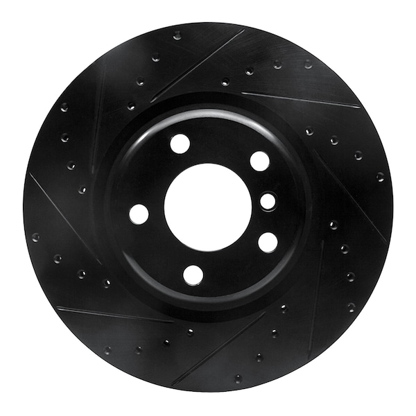 Dynamic Friction Co DFC Brake Rotor - Drilled and Slotted - Black 633-31113L - main