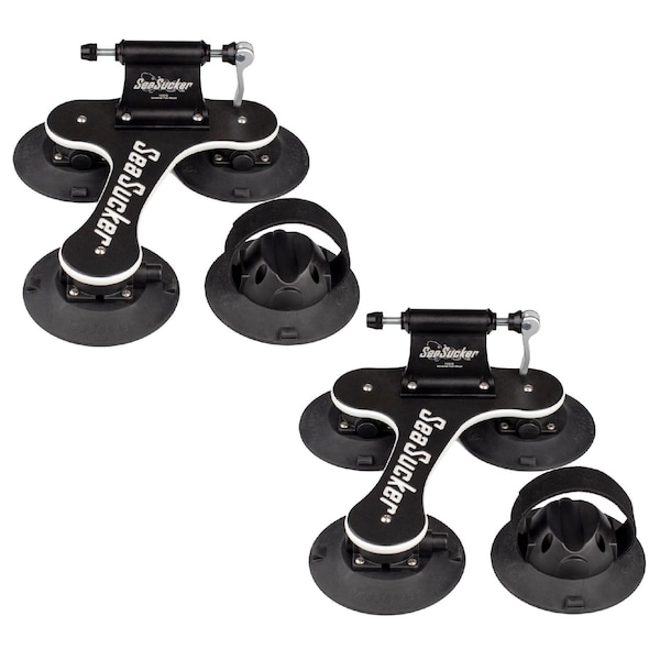 Seasucker Roof Suction Cup Mount, Holds 1 Bike, Up To 45 Pound Weight Capacity, Fork Mount, Without Lock, BT1104 - main