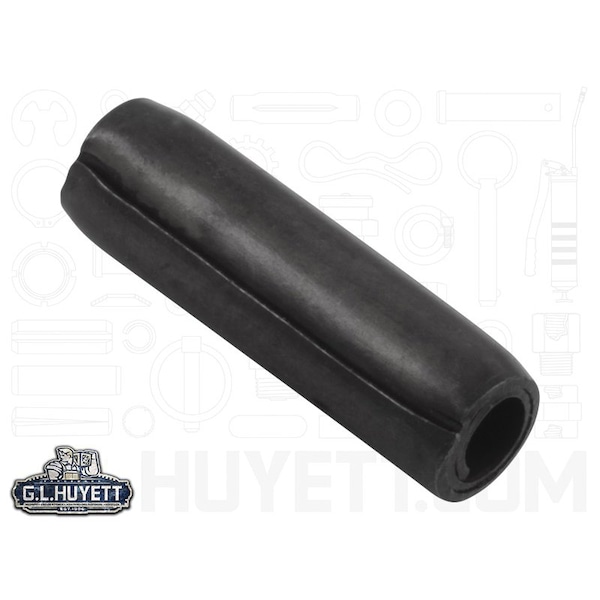 Huyett Coiled Spring Pin, Standard Duty, High Carbon Steel, 4 mm Dia x 14 mm Length SPCM-040-014 - main