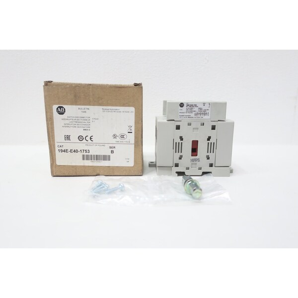 Allen Bradley LOAD SWITCH 690V-AC 3P 50A 194E-E40-1753 - main