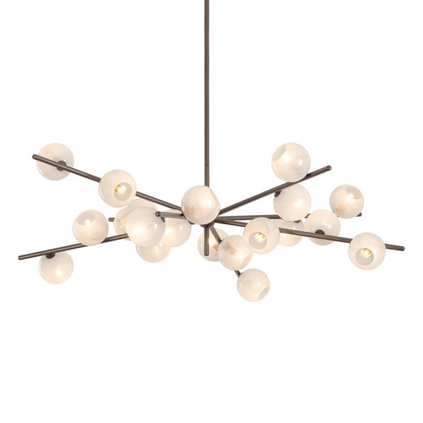 Troy Lighting 9 Light Ezra Chandelier Patina Gold Leaf F3836-PGL - main
