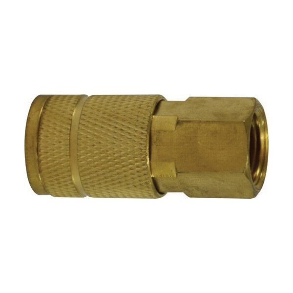 Midland Industries Parker Tru Coupler, 3/8 in FIP, Brass 28508 - main