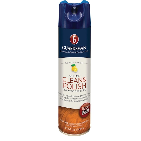 Guardsman 12.5 Oz. Lemon Anytime Clean & Polish for Wood Furniture 460300 - main