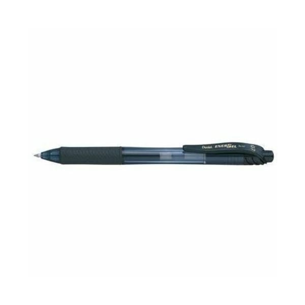 Pentel Retractable Roller Ball Pen, Medium 0.7 mm, Black PK12 PENBL107A - main