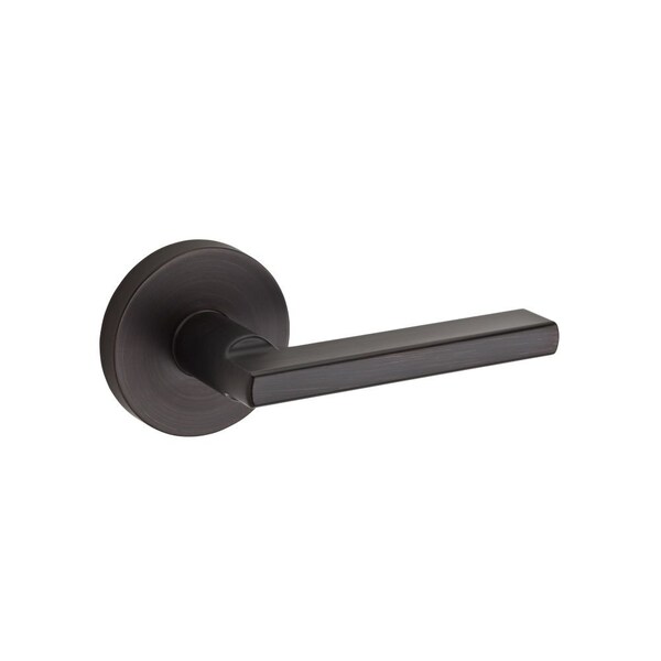 Kwikset Halifax Lever with Round Rose Interior Single Cylinder Handleset Trim for Both 800 and 687 966HFLRDT-11P.UNIV - main