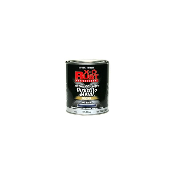 True Value Premium Ant-Rust Oil-Base Enamel, Blue Gloss, 1-Qt. XO8-QT - main
