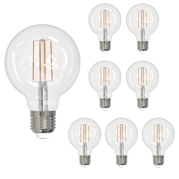 Bulbrite 60-Watt Equivalent Dimmable G25 Vintage Edison LED Light Bulb with Medium (E26) Base, 2700K, 8PK 861624 - main