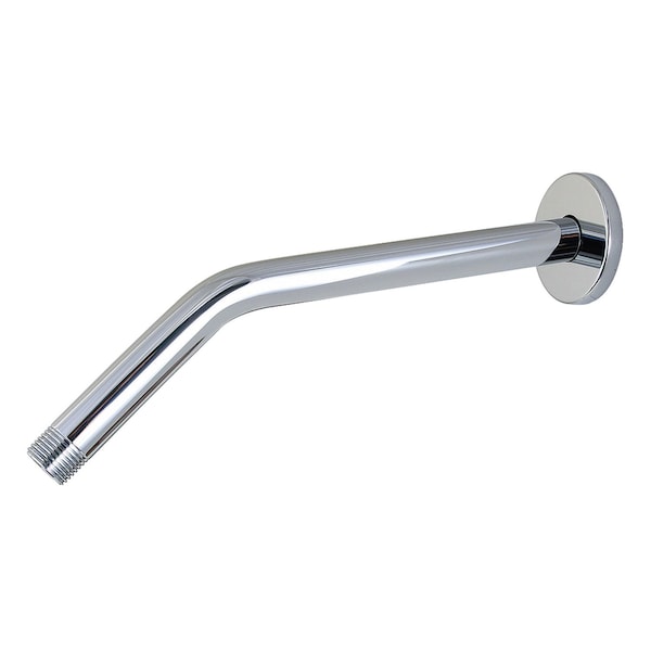 Kingston Brass 12" Shower Arm with Round Flange, Polished Chrome K163R1 - main