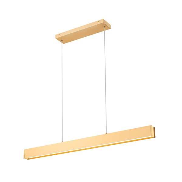 Z-Lite Hudson Gold 1 Light Linear Chandelier 1016-45L-GLD-LED - main