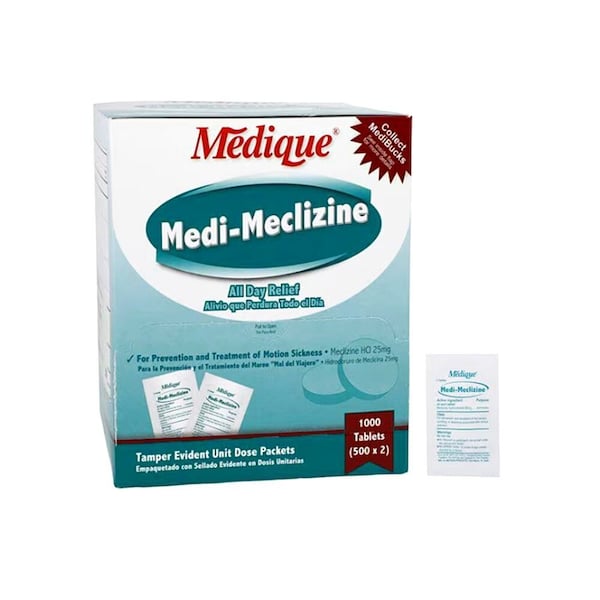 Medi-Me Medi-Meclizine Anti-Nausea Tablets 25mg, 1000PK 1512410 - main