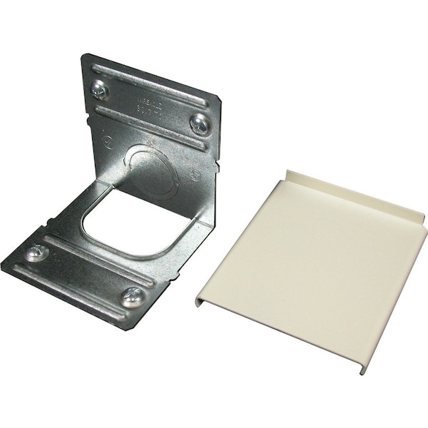 Legrand Internal Corner Coupling, 3000 Series, 1 Channel, 2.75 in W, 2.625 in H, 2.625 in L, Ivory V3017TCE - main