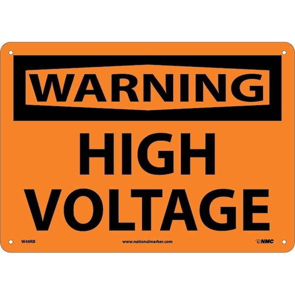 Nmc Warning High Voltage Sign W49RB - main
