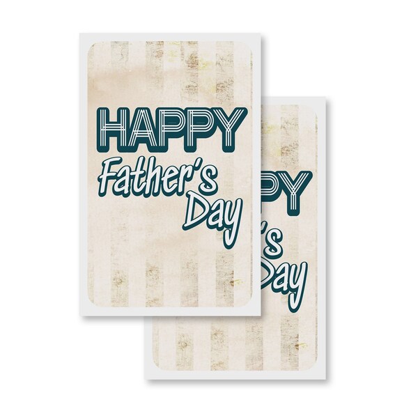Signmission Father's Day, Vinyl Decals Only 24 Inch x 36 Inch, Vinyl Decal, 2PK DSB-2436-2PACK-30375 - main