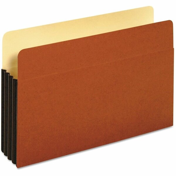 Tops Business Forms Pendaflex, FILE POCKET W/ TYVEK, 3.5in EXPANSION, LEGAL SIZE, REDROPE, 10PK 64264 - main