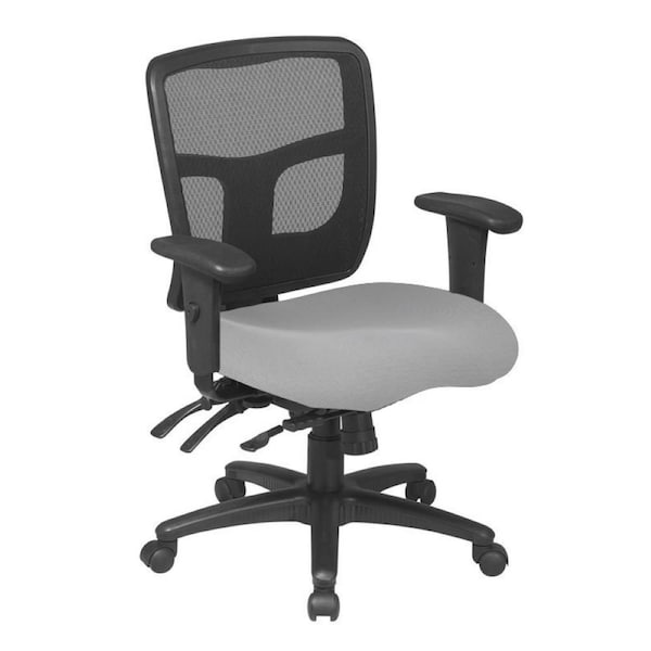 We'Re It Mesh it, Y Series Mesh Back Task Chair with Grey Seat, Multi-Functional Adjustments with Black Frame MI1522-GRY - main